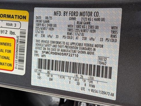 Used 2025 Ford Bronco Sport Big Bend w/ Convenience Package image 23