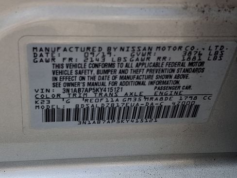 Used 2019 Nissan Sentra SV w/ Special Edition Package FWD image 27