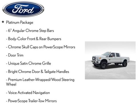 Used 2015 Ford F250 Platinum w/ FX4 Off-Road Package image 4