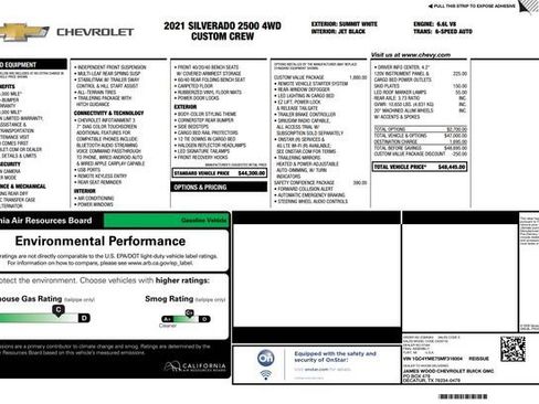 Used 2021 Chevrolet Silverado 2500 Custom w/ Custom Value Package image 53