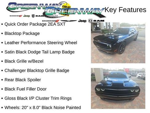 Used 2020 Dodge Challenger SXT w/ Blacktop Package RWD image 2