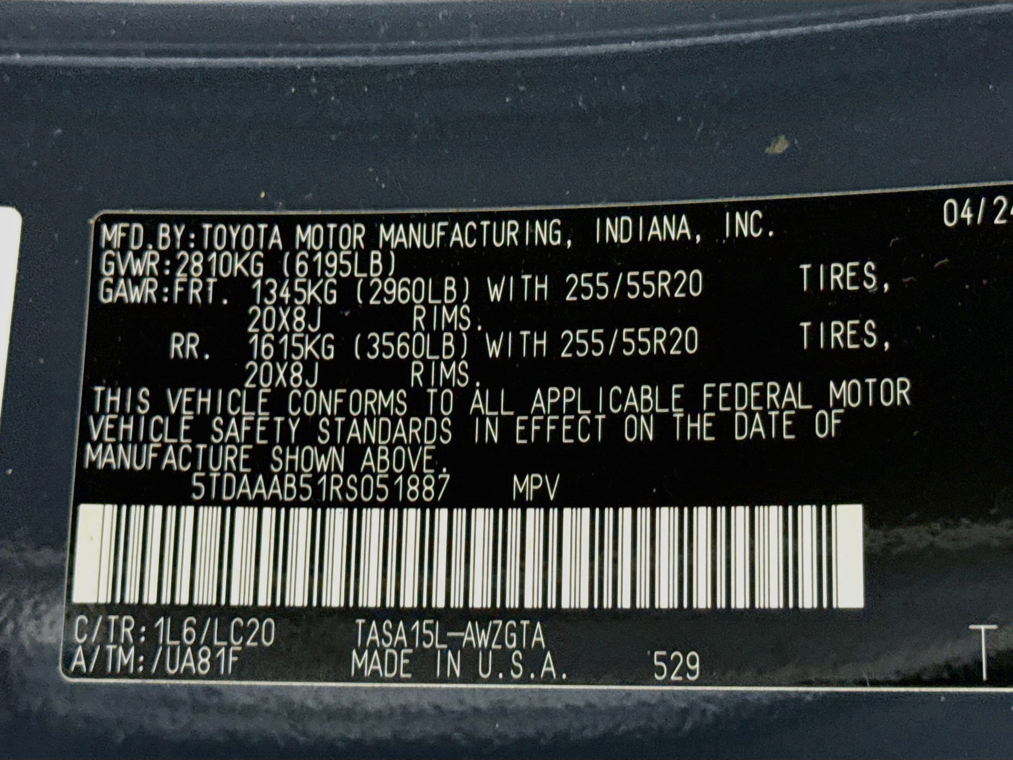 Used 2024 Toyota Grand Highlander AWD image 32