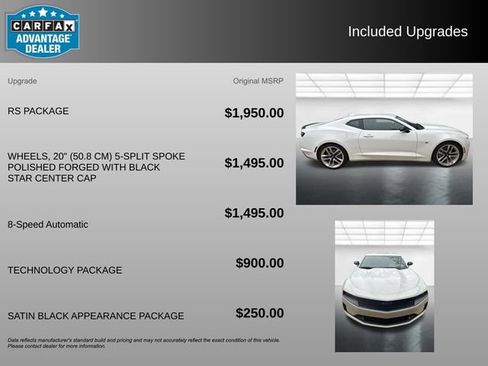 Used 2022 Chevrolet Camaro LT w/ RS Package image 3