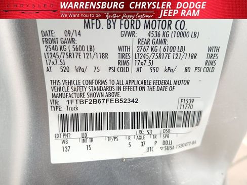 Used 2015 Ford F250 XL w/ Power Equipment Group image 10