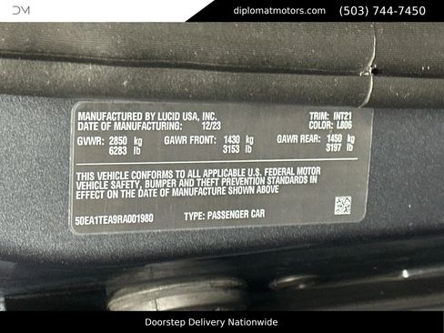 Used 2024 Lucid Air Touring image 38