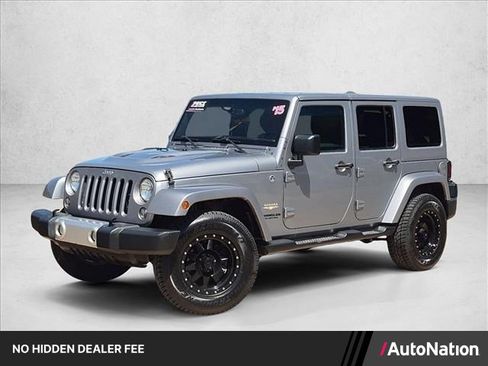 Used 2015 Jeep Wrangler Unlimited Sahara w/ Max Tow Package AWD/4WD image 1