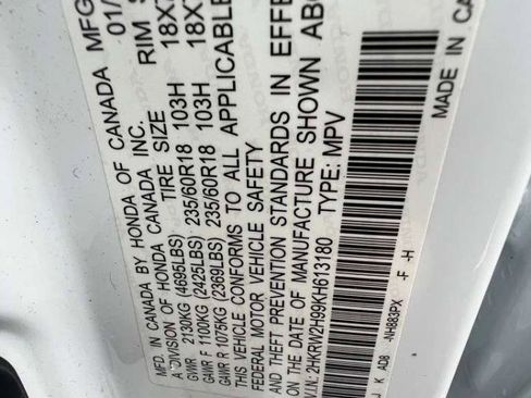 Used 2019 Honda CR-V Touring image 29