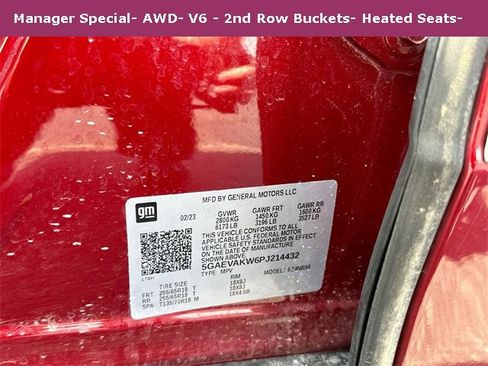 Certified 2023 Buick Enclave Essence w/ LPO, Floor Liner Package image 33