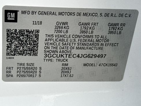 Used 2018 Chevrolet Silverado 1500 High Country image 33