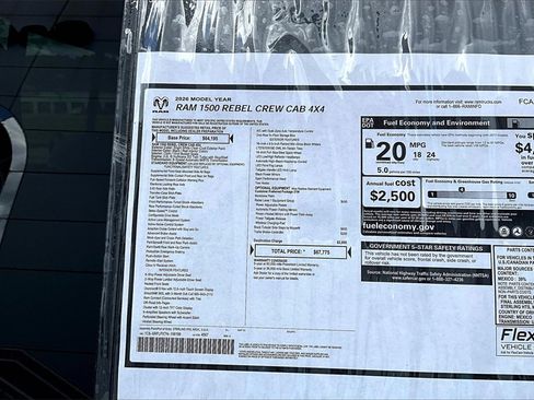 New 2026 RAM 1500 Rebel w/ Rebel Level 1 Equipment Group image 38