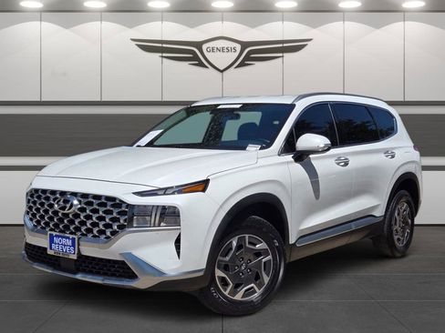 Used 2022 Hyundai Santa Fe Blue image 1