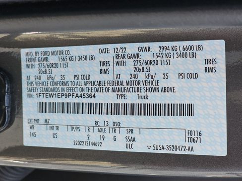 Used 2023 Ford F150 XLT w/ Equipment Group 302A High AWD/4WD image 36