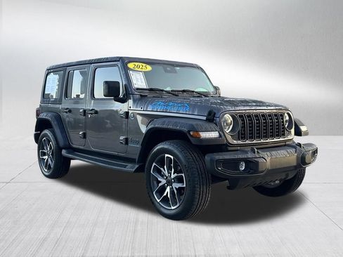 Certified 2025 Jeep Wrangler Unlimited Sport S 4xe w/ LED Headlamp & Fog Lamp Group AWD/4WD image 3