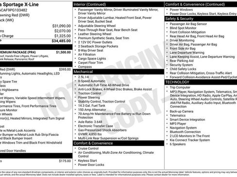 Used 2023 Kia Sportage X-Line w/ X-Line Premium Package AWD/4WD image 38