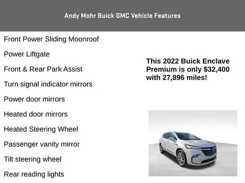 Used 2022 Buick Enclave Premium w/ Experience Buick Package image 16
