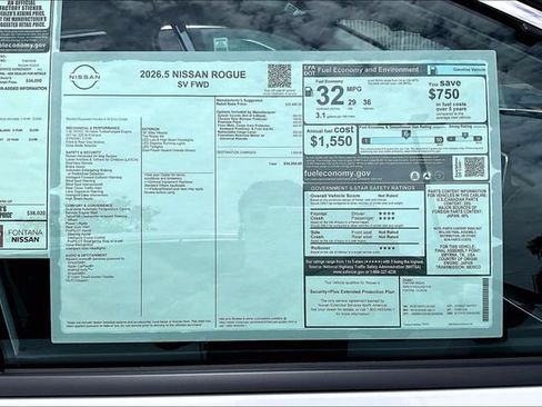 New 2026 Nissan Rogue SV FWD image 12