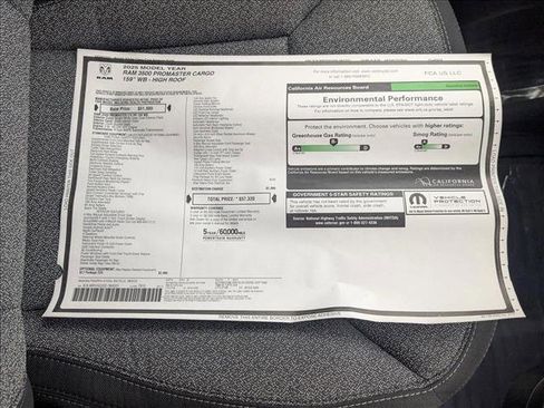 New 2025 RAM ProMaster 3500 w/ Quick Order Package 22G SLT image 17