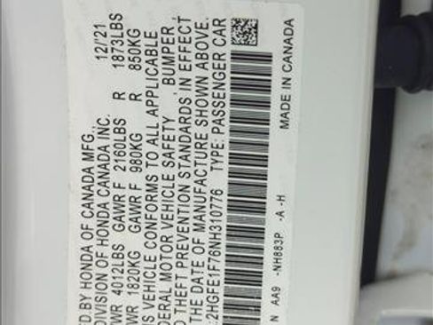 Used 2022 Honda Civic EX image 29