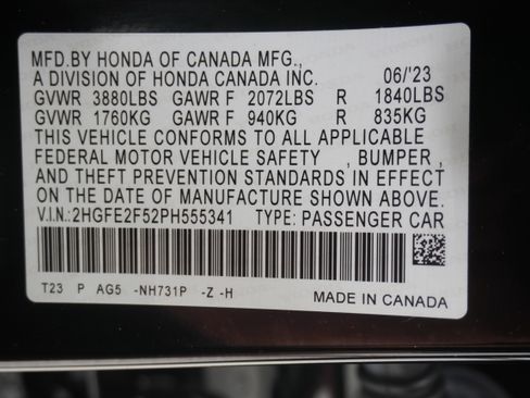 Used 2023 Honda Civic Sport image 29