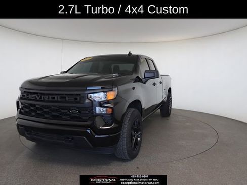 Used 2024 Chevrolet Silverado 1500 Custom w/ Turbomax Blackout Package image 1