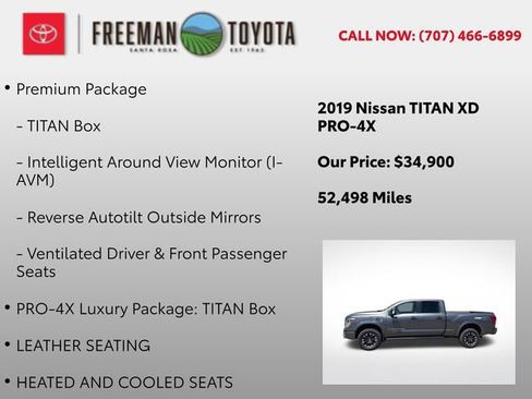 Used 2019 Nissan Titan PRO-4X w/ Pro-4x Convenience Package AWD/4WD image 11
