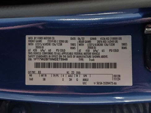 Used 2022 Ford F250 Lariat w/ Lariat Ultimate Package image 68