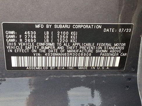 Used 2024 Subaru Legacy Limited AWD/4WD image 28
