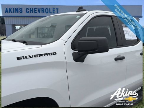 Certified 2023 Chevrolet Silverado 1500 Custom w/ LPO, Dark Essentials Package AWD/4WD image 13