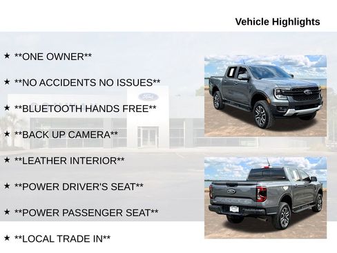 Used 2024 Ford Ranger Lariat w/ Trailer Tow Package AWD/4WD image 6