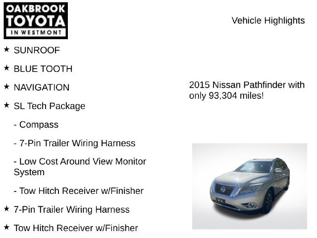 Used 2015 Nissan Pathfinder SL w/ SL Tech Package FWD image 5
