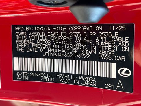 New 2025 Lexus UX 300h FWD image 26