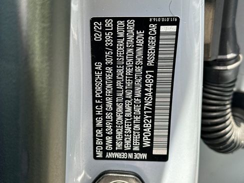 Certified 2022 Porsche Taycan 4S AWD/4WD image 28