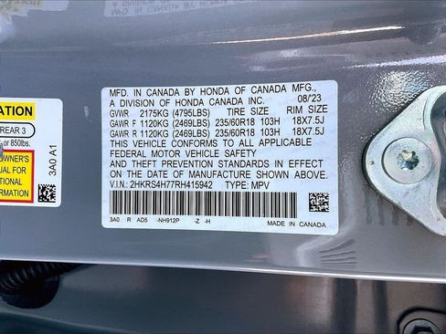 Certified 2024 Honda CR-V EX-L image 34