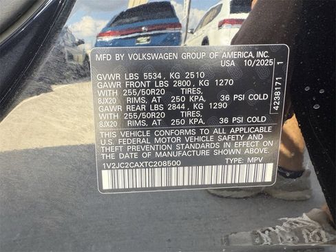 New 2026 Volkswagen Atlas Cross Sport SE image 26