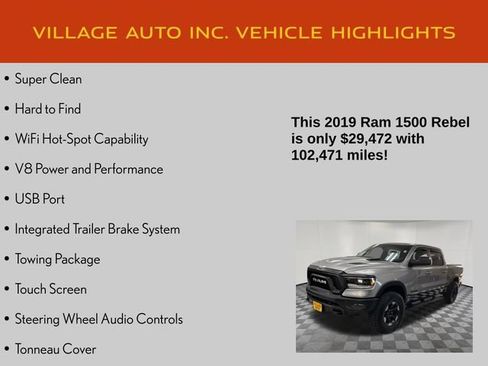 Used 2019 RAM 1500 Rebel w/ Rebel Level 2 Equipment Group AWD/4WD image 7