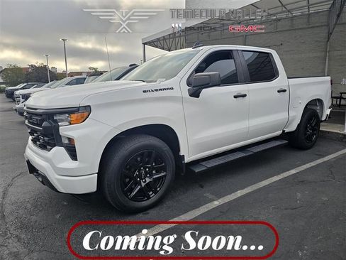 Used 2024 Chevrolet Silverado 1500 Custom w/ LPO, Dark Essentials Package RWD image 1