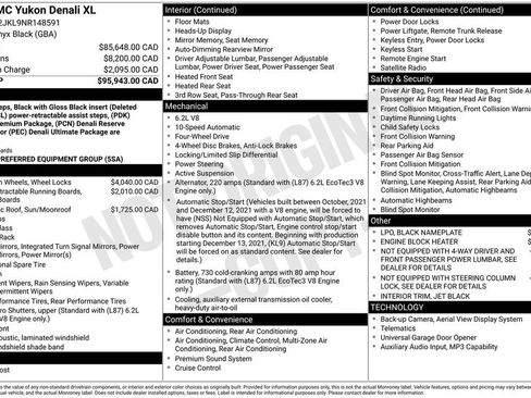 Used 2022 GMC Yukon XL Denali AWD/4WD image 42
