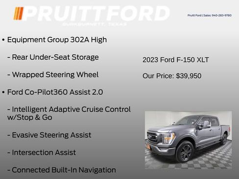 Used 2023 Ford F150 XLT w/ Equipment Group 302A High image 19