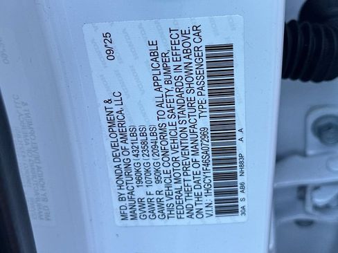 Certified 2025 Honda Accord SE image 27