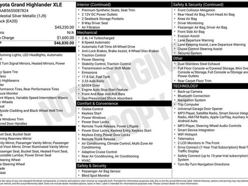 Used 2025 Toyota Grand Highlander AWD image 11