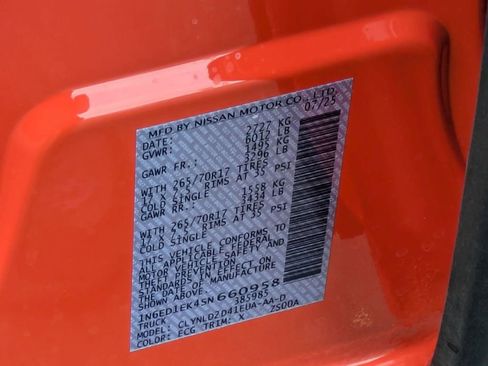 New 2025 Nissan Frontier PRO-4X image 23