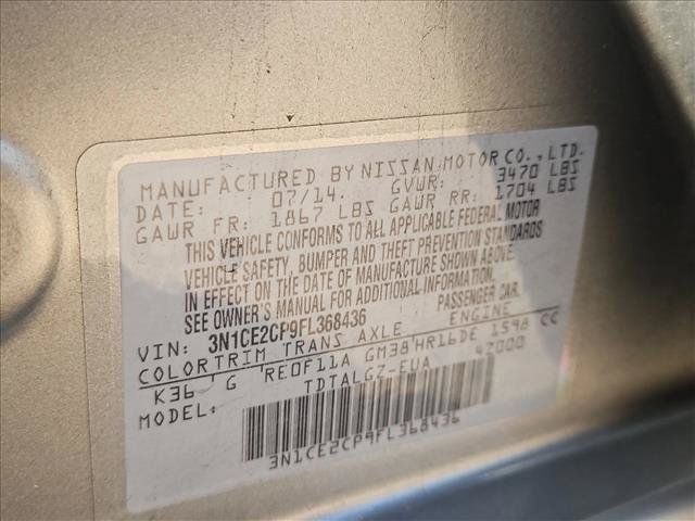 Used 2015 Nissan Versa Note SR w/ SR Convenience Package FWD image 17