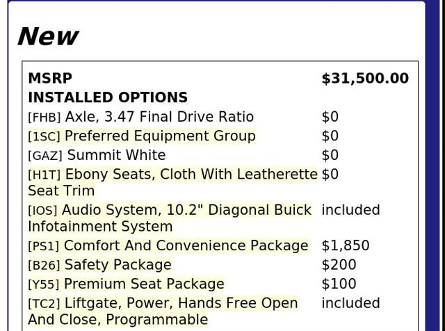 Used 2022 Buick Envision Preferred FWD image 4