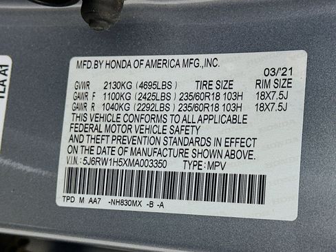 Used 2021 Honda CR-V EX image 12