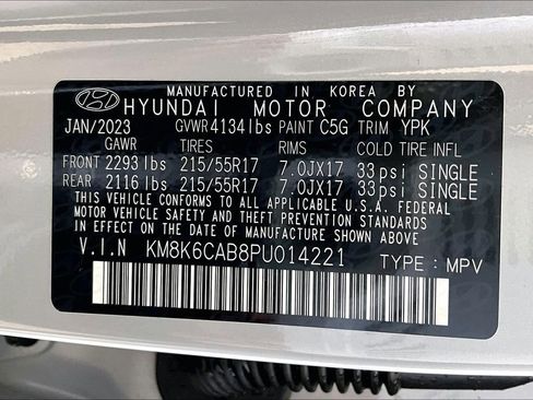 Certified 2023 Hyundai Kona SEL w/ Cargo Package AWD/4WD image 32