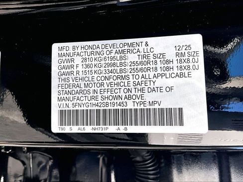 New 2025 Honda Pilot EX-L image 8