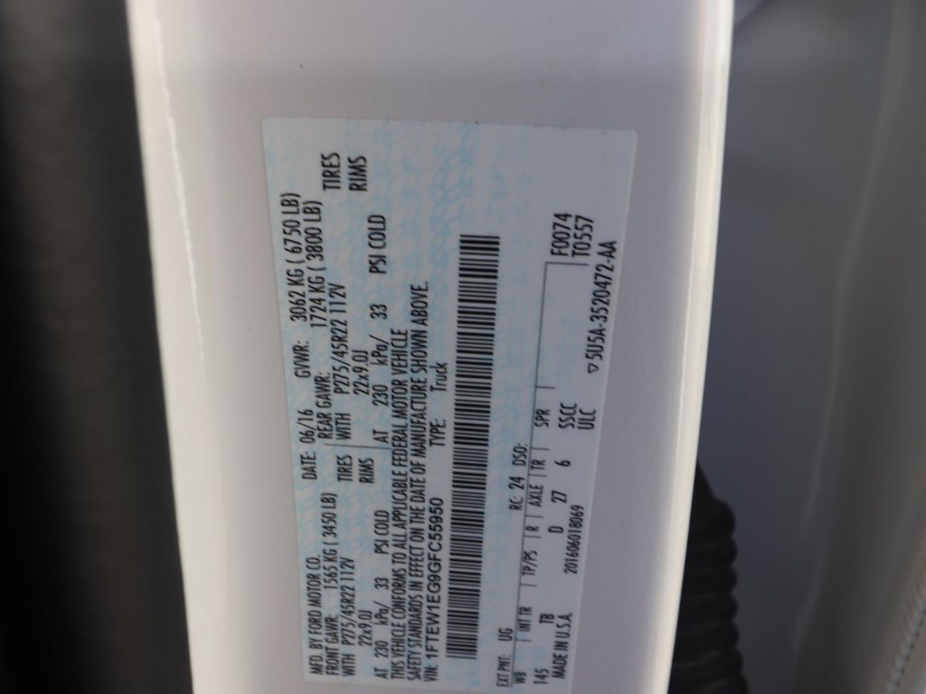 Used 2016 Ford F150 Limited AWD/4WD image 25