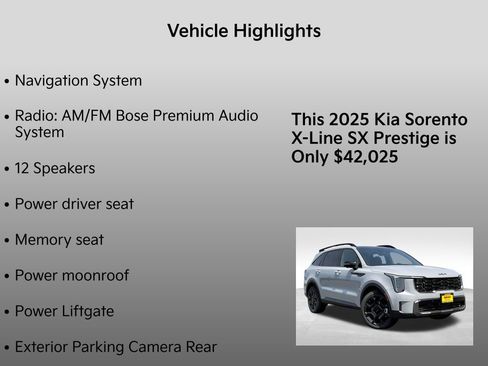 New 2025 Kia Sorento SX Prestige image 5