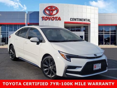 Certified 2025 Toyota Corolla SE w/ SE Premium Package FWD image 1