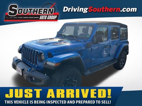 Used 2021 Jeep Wrangler Unlimited Rubicon 4xe w/ Cold Weather Group AWD/4WD image 1